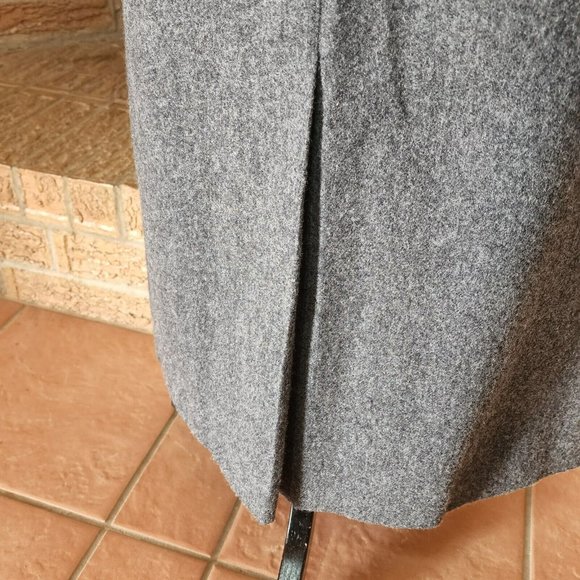 Vintage 70s Panther Pant-her Gray 100% Wool Skirt with Union Lable Size 7/8 - Picture 4 of 5